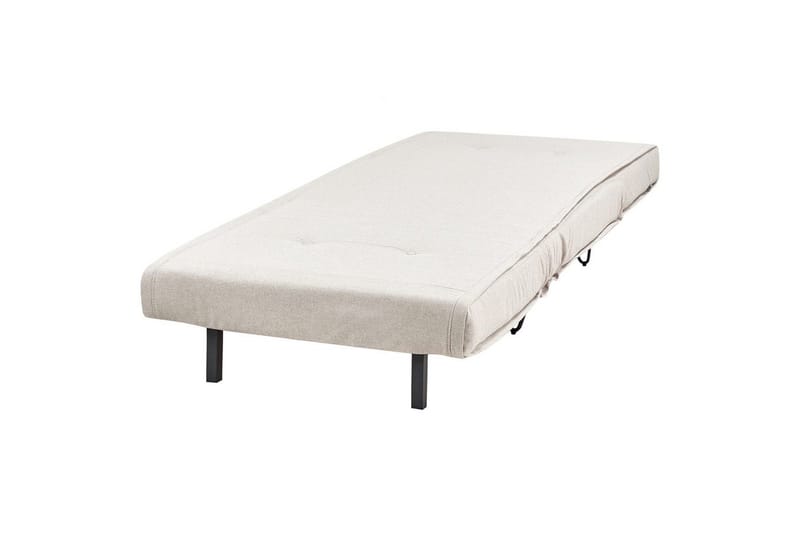 Bäddsoffa Beliani Vestfold Beige, svart Beige||Black - Huonekalut - Sohva - Vuodesohva