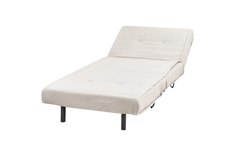 Bäddsoffa Beliani Vestfold Beige, svart Beige||Black - Huonekalut - Sohva - Vuodesohva