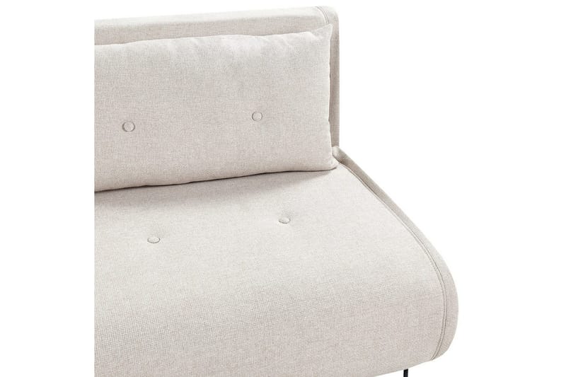 Bäddsoffa Beliani Vestfold Beige, svart Beige||Black - Huonekalut - Sohva - Vuodesohva