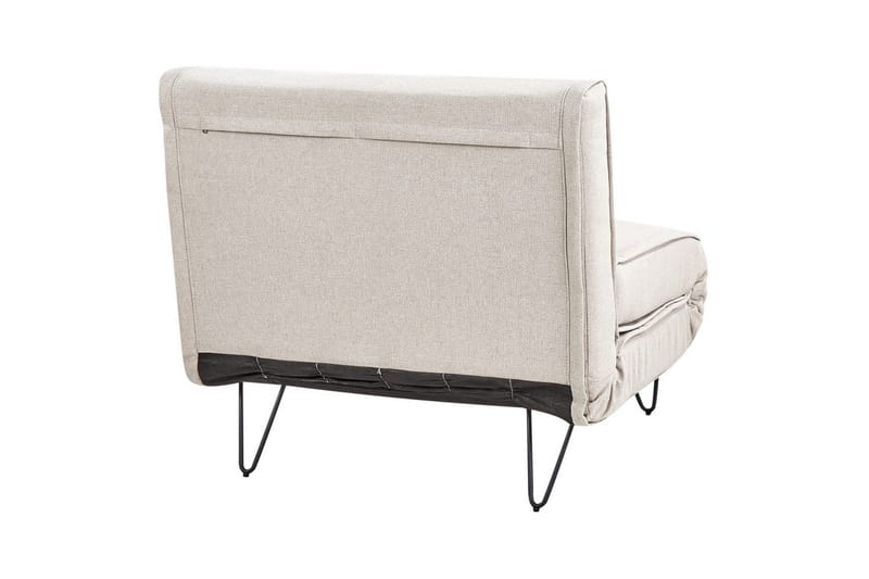 Bäddsoffa Beliani Vestfold Beige, svart Beige||Black - Huonekalut - Sohva - Vuodesohva