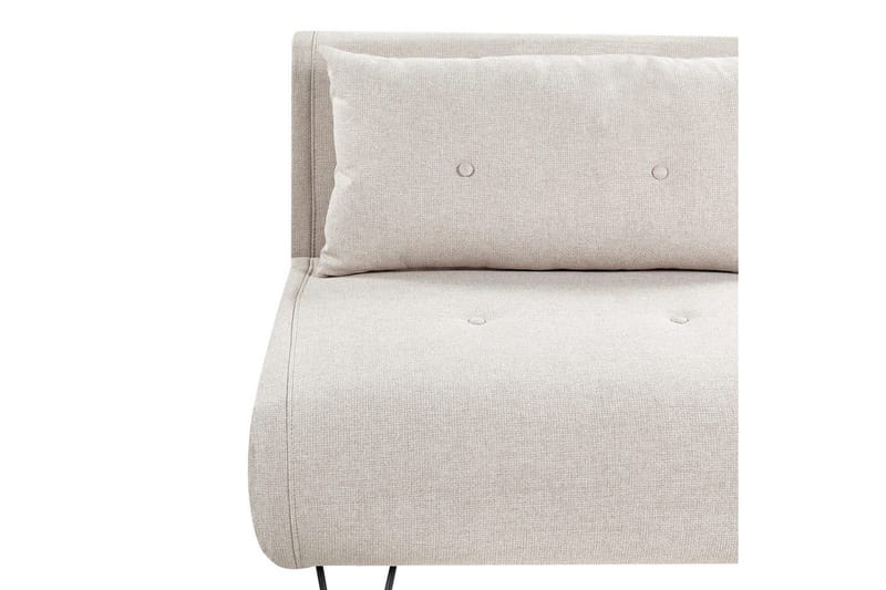 Bäddsoffa Beliani Vestfold Beige, svart Beige||Black - Huonekalut - Sohva - Vuodesohva