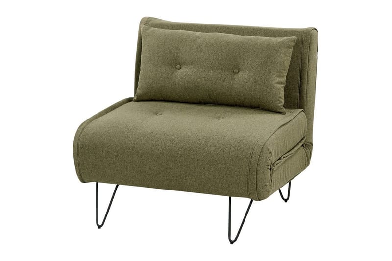 Bäddsoffa Beliani Vestfold Beige, svart NO_BRAND Green||Black - Huonekalut - Sohva - Vuodesohva