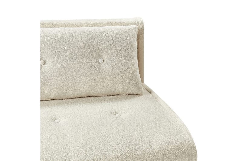 Bäddsoffa Beliani Vestfold Beige, svart Offwhite - Valkoinen - Huonekalut - Sohva - Vuodesohva