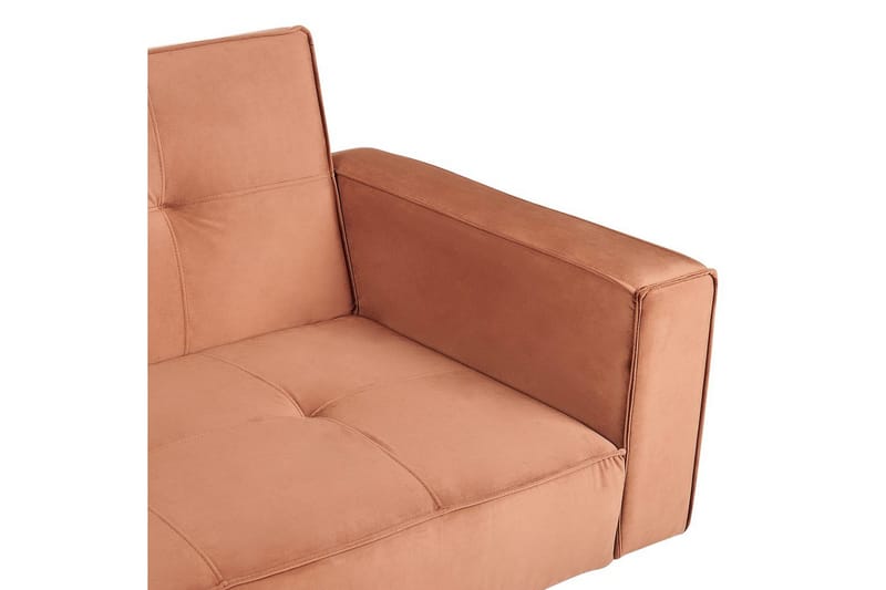 Bäddsoffa Beliani Visnes Brun, Guld NO_BRAND Brown||GOLD - Huonekalut - Sohva - Vuodesohva