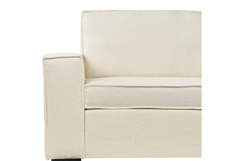Bäddsoffa Beliani Vuokatti Brun NO_BRAND White - Huonekalut - Sohva - Vuodesohva