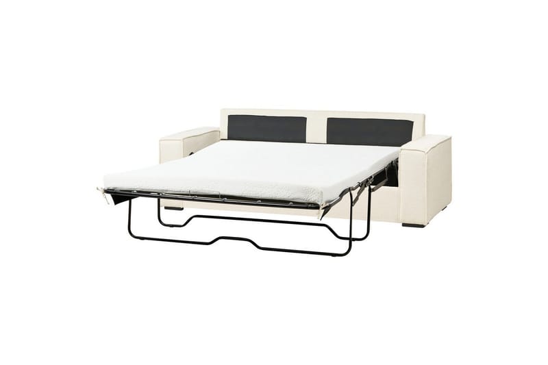 Bäddsoffa Beliani Vuokatti Brun White - Huonekalut - Sohva - Vuodesohva