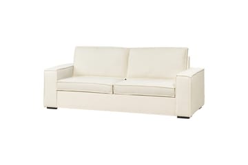 Bäddsoffa Beliani Vuokatti Brun White - Huonekalut - Sohva - Vuodesohva