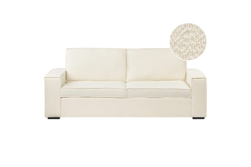 Bäddsoffa Beliani Vuokatti Brun White, undefined