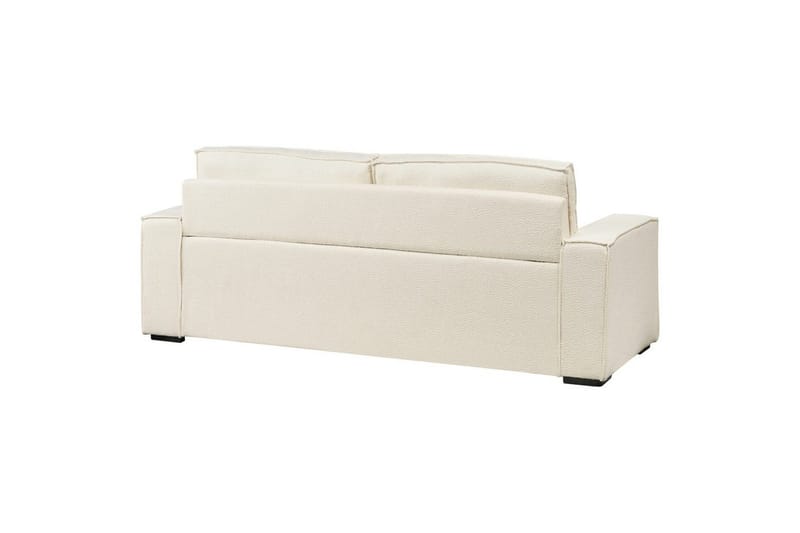 Bäddsoffa Beliani Vuokatti Brun White - Huonekalut - Sohva - Vuodesohva