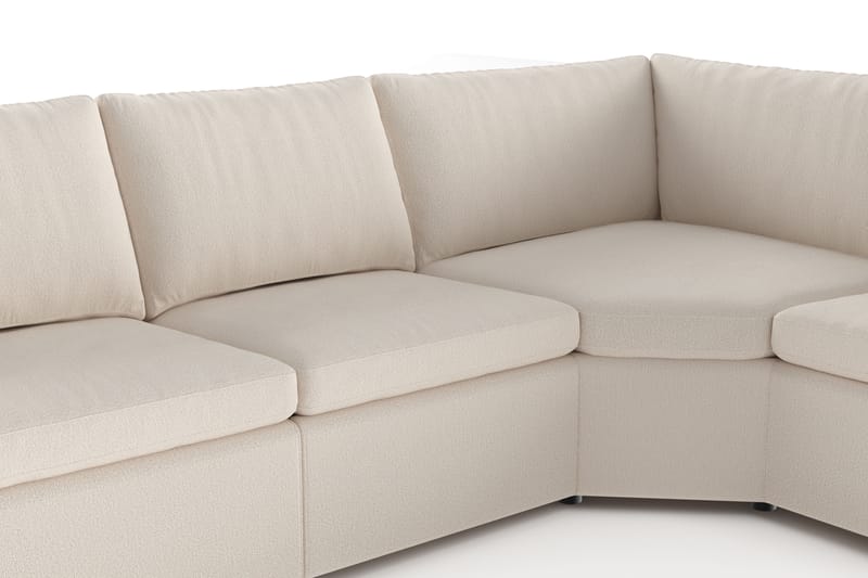 Barsele Kulmasohva Reclinerilla 5-istuttava - Beige - Huonekalut - Sohva - Mekanismisohva