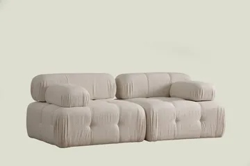 Belgin Kupliva Sohva 2-istuttava - Vaaleabeige - Huonekalut - Sohva - Moduulisohva