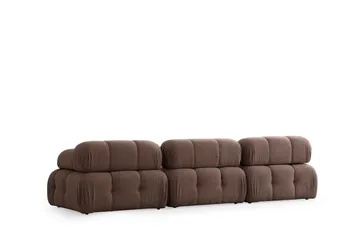Belgin Kupliva Sohva 3-istuttava - Cappuccino - Huonekalut - Sohva - Moduulisohva