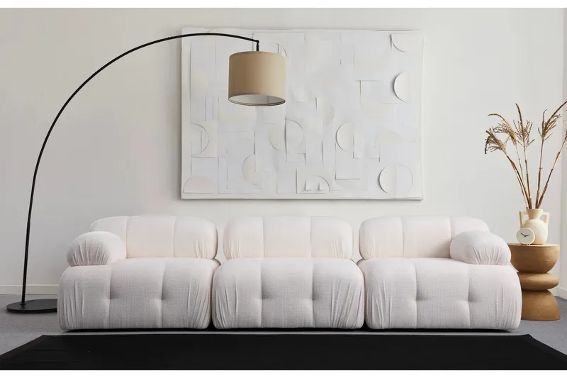 Belgin Sohva 3-istuttava - Valkoinen - Huonekalut - Sohva - Moduulisohva