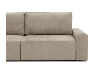 Bella Vuodesohva 3-istuttava Plyysi - Beige - Huonekalut - Sohva - Vuodesohva - 3 istuttava vuodesohva