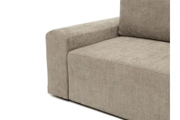 Bella Vuodesohva 3-istuttava Plyysi - Beige - Huonekalut - Sohva - Vuodesohva - 3 istuttava vuodesohva