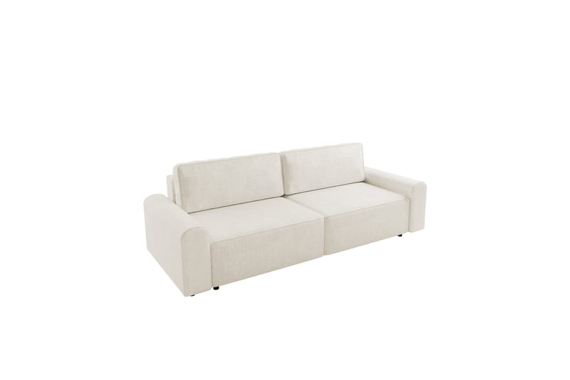 Bella Vuodesohva 3-istuttava Plyysi - Beige - Huonekalut - Sohva - Vuodesohva - 3 istuttava vuodesohva