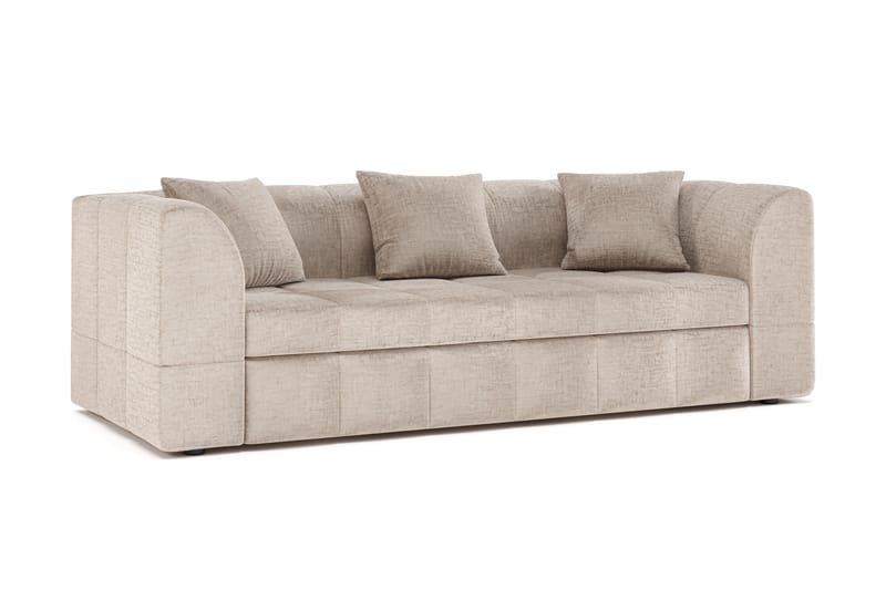 Bjorsund 3-istuttava Sohva - Beige - Huonekalut - Sohva - 3:n istuttava sohva