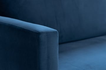 Bloom 3-istuttava Samettisohva - Sininen - Huonekalut - Sohva - 3:n istuttava sohva