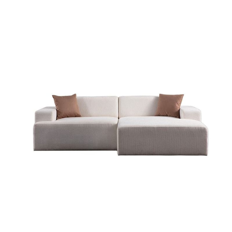 Branorin 3-istuttava Kulmasohva - Kermanvalkoinen - Huonekalut - Sohva - Kulmasohva