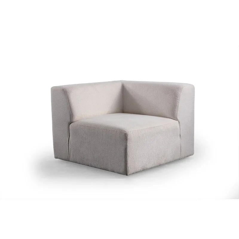 Branorin 6-istuttava Kulmasohva - Kermanvalkoinen - Huonekalut - Sohva - Kulmasohva