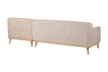 Bree Kulmasohva 3-istuttava - Beige/Vaalea puu - Huonekalut - Sohva - Kulmasohva