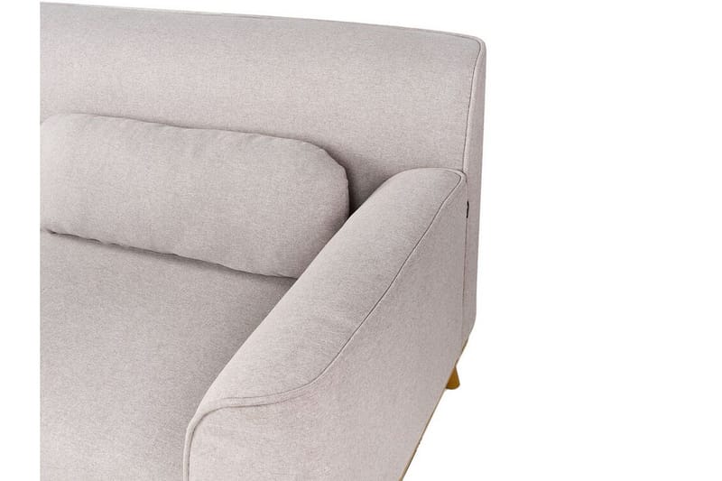 Bree Kulmasohva 3-istuttava - Harmaa/Vaalea puu - Huonekalut - Sohva - Vuodesohva