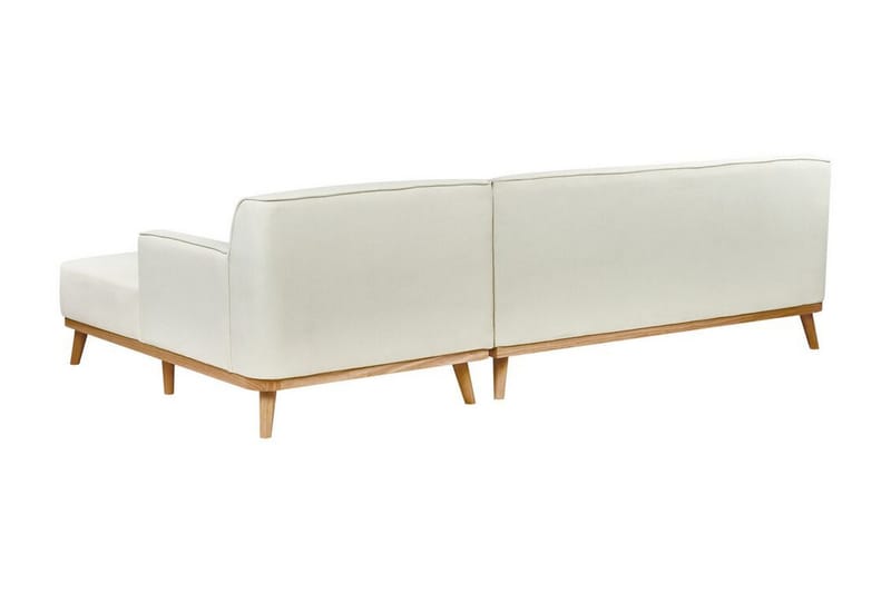 Bree Kulmasohva 3-istuttava - Valkoinen/Vaalea puu - Huonekalut - Sohva - Vuodesohva