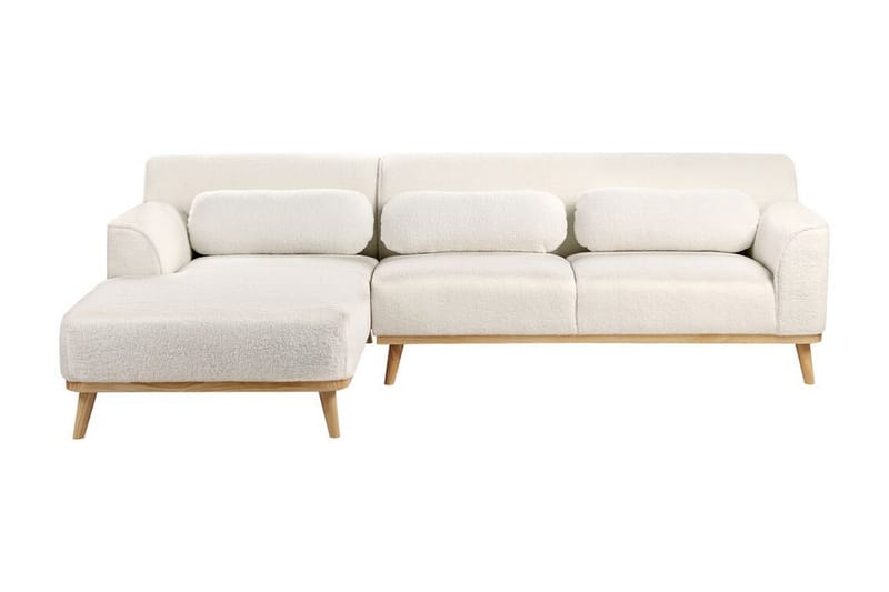 Bree Kulmasohva 3-istuttava, Valkoinen/Vaalea puu