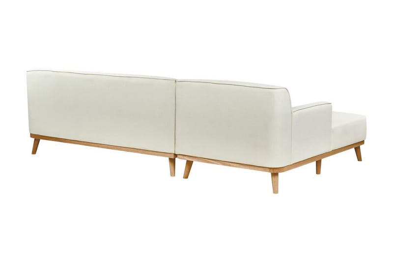 Bree Kulmasohva 3-istuttava - Valkoinen/Vaalea puu - Huonekalut - Sohva - Vuodesohva