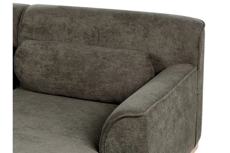 Bree Kulmasohva 3-istuttava - Vihreä/Vaalea puu - Huonekalut - Sohva - Kulmasohva