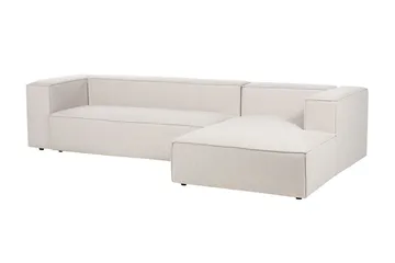 Britt Kulmasohva 3-istuttava - Beige - Huonekalut - Sohva - Divaanisohva - 3 istuttava sohva divaanilla