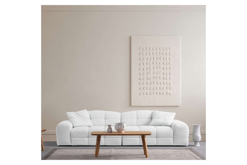 Buddy Sohva 3-hengen - Valkoinen - Huonekalut - Sohva - 3:n istuttava sohva