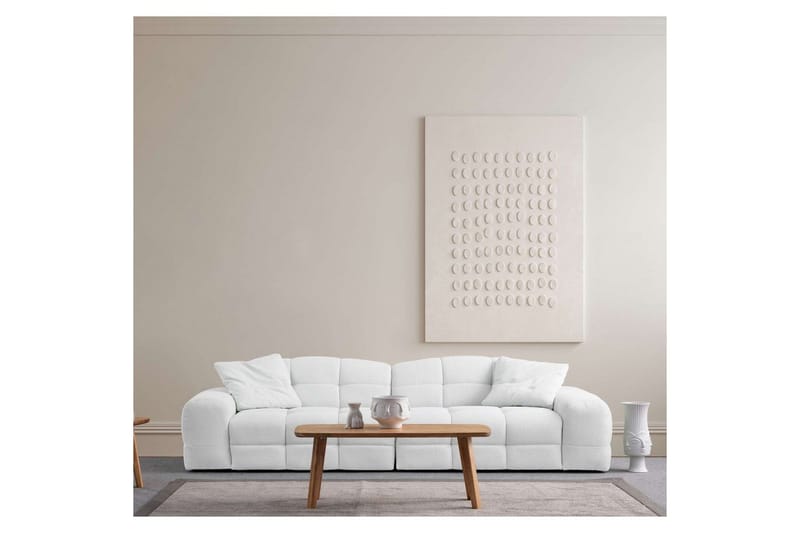 Buddy Sohva 3-hengen - Valkoinen - Huonekalut - Sohva - 3:n istuttava sohva