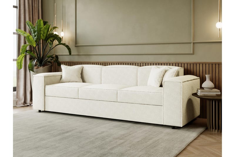 Bysanttilainen 3-Istuttava Vuodesohva - Valkoinen - Huonekalut - Sohva - Vuodesohva - 3 istuttava vuodesohva