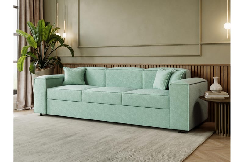 Bysanttilainen 3-Istuttava Vuodesohva - Vihreä - Huonekalut - Sohva - Vuodesohva - 3 istuttava vuodesohva