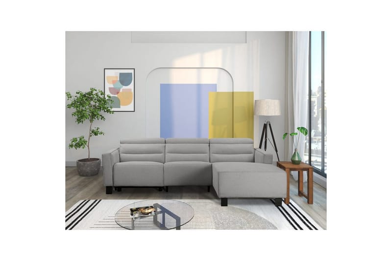 Carpari Lepotuoli Sohva 3-istuttava - Harmaa - Huonekalut - Sohva - Mekanismisohva