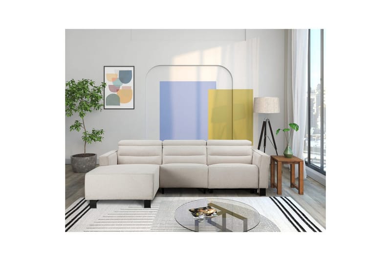 Carpari Lepotuoli Sohva 3-istuttava - Valkoinen - Huonekalut - Sohva - Mekanismisohva