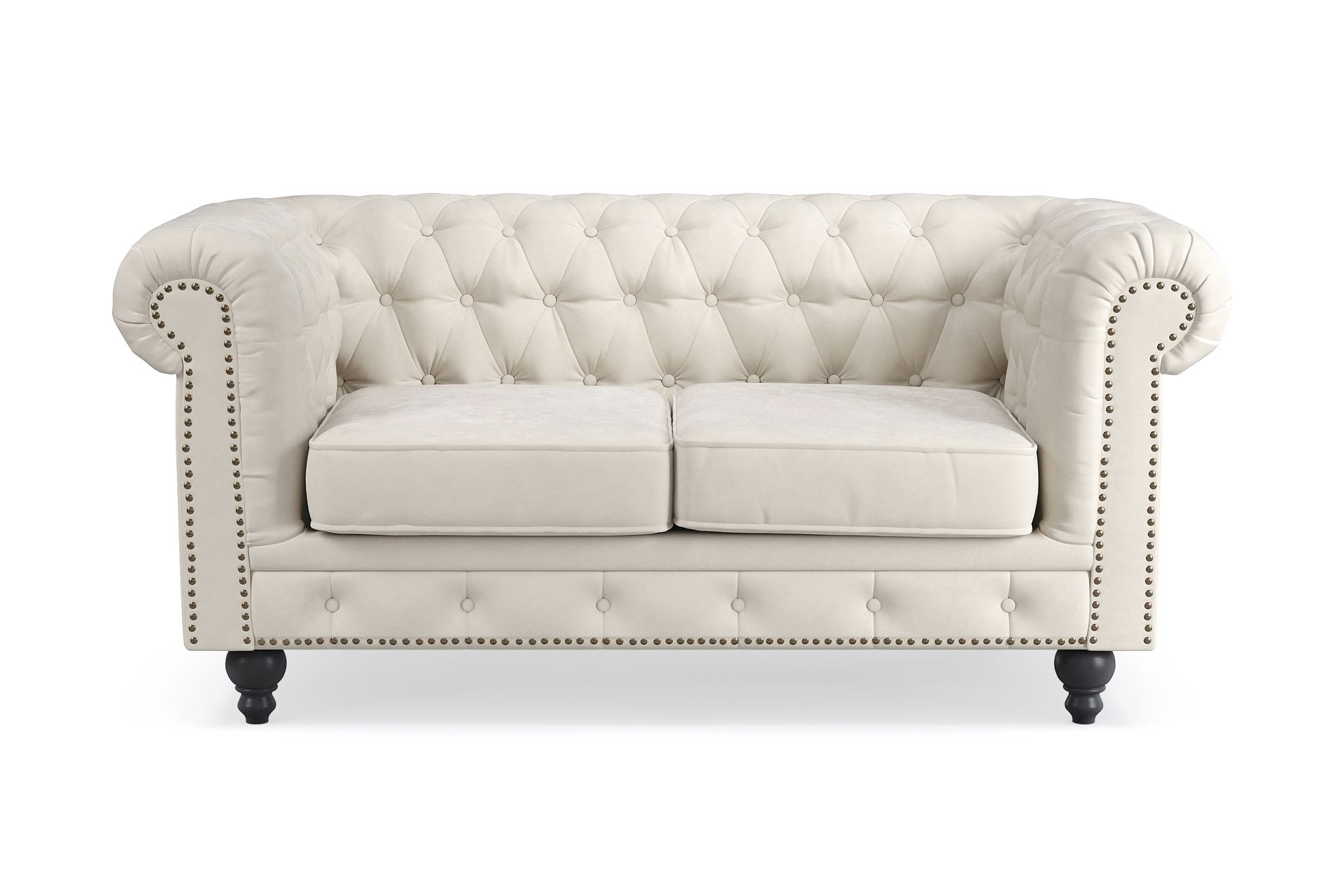 Chesterfield Deluxe 2-istuttava sohva - Beige - Huonekalut - Sohva - 2:n istuttava sohva
