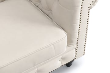 Chesterfield Deluxe 2-istuttava sohva - Beige - Huonekalut - Sohva - 2:n istuttava sohva