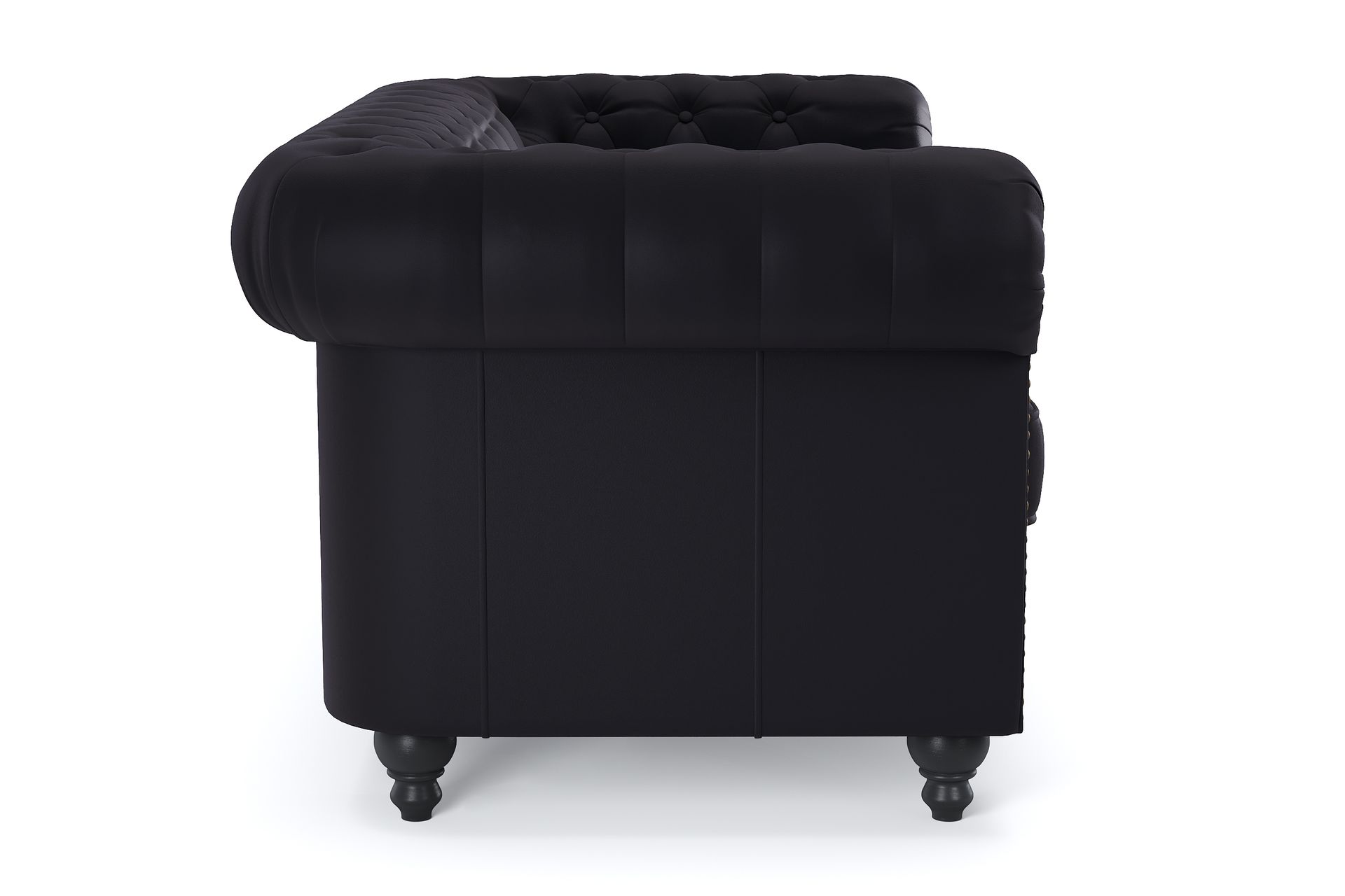 Chesterfield Deluxe 2-istuttava sohva - Musta - Huonekalut - Sohva - 2:n istuttava sohva