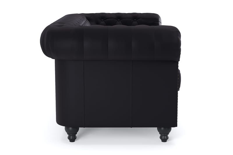 Chesterfield Deluxe 2-istuttava sohva - Musta - Huonekalut - Sohva - 2:n istuttava sohva