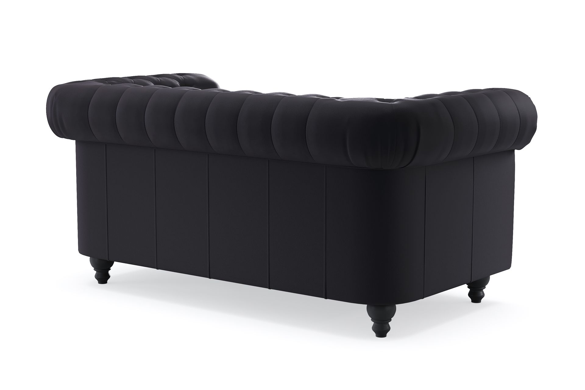 Chesterfield Deluxe 2-istuttava sohva - Musta - Huonekalut - Sohva - 2:n istuttava sohva