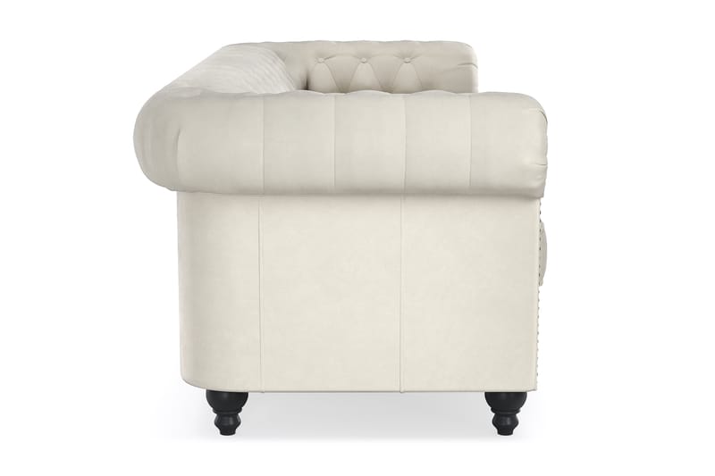 Chesterfield Deluxe 3-istuttava sohva - Beige - Huonekalut - Sohva - 3:n istuttava sohva