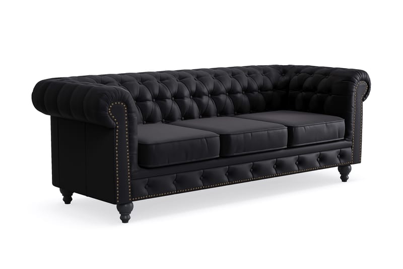 Chesterfield Deluxe 3-istuttava sohva - Huonekalut - Sohva - 3:n istuttava sohva