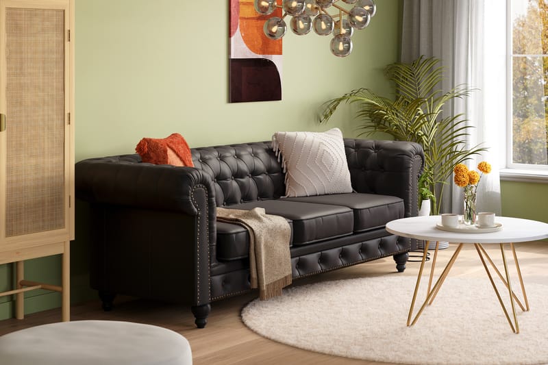 Chesterfield Deluxe 3-istuttava sohva - Huonekalut - Sohva - 3:n istuttava sohva