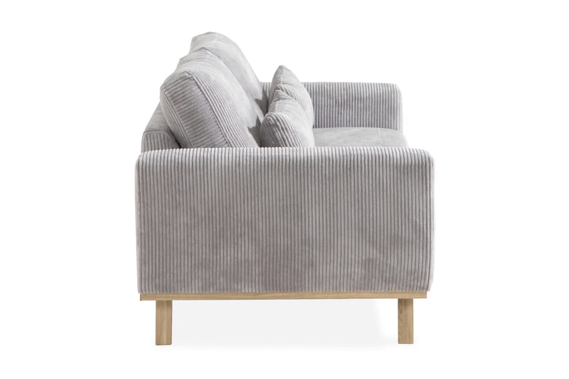 Copenhagen 2-istuttava Manchestersohva - Vaaleanharmaa - Huonekalut - Sohva - 2:n istuttava sohva