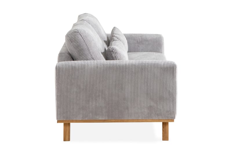 Copenhagen 2-istuttava Manchestersohva - Vaaleanharmaa - Huonekalut - Sohva - 2:n istuttava sohva