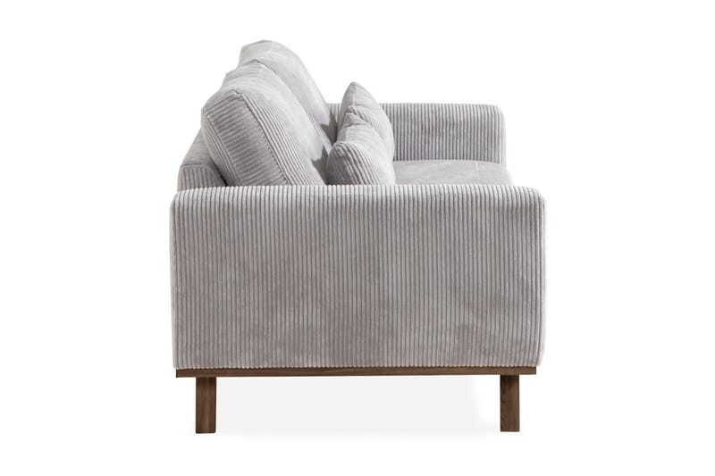 Copenhagen 2-istuttava Manchestersohva - Vaaleanharmaa - Huonekalut - Sohva - 2:n istuttava sohva