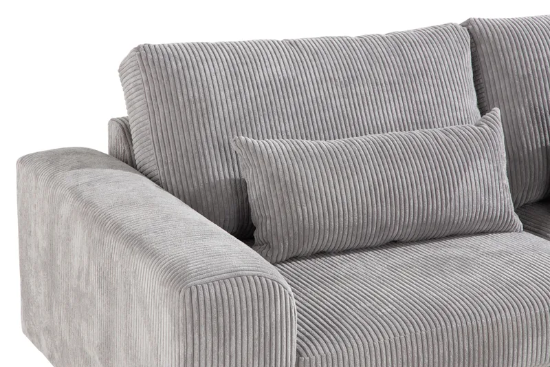 Copenhagen 2-istuttava Manchestersohva - Vaaleanharmaa - Huonekalut - Sohva - 2:n istuttava sohva