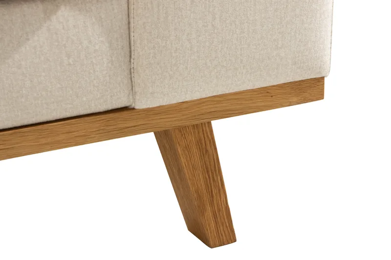 Copenhagen 2-istuttava Samettisohva - Beige - Huonekalut - Sohva - 2:n istuttava sohva